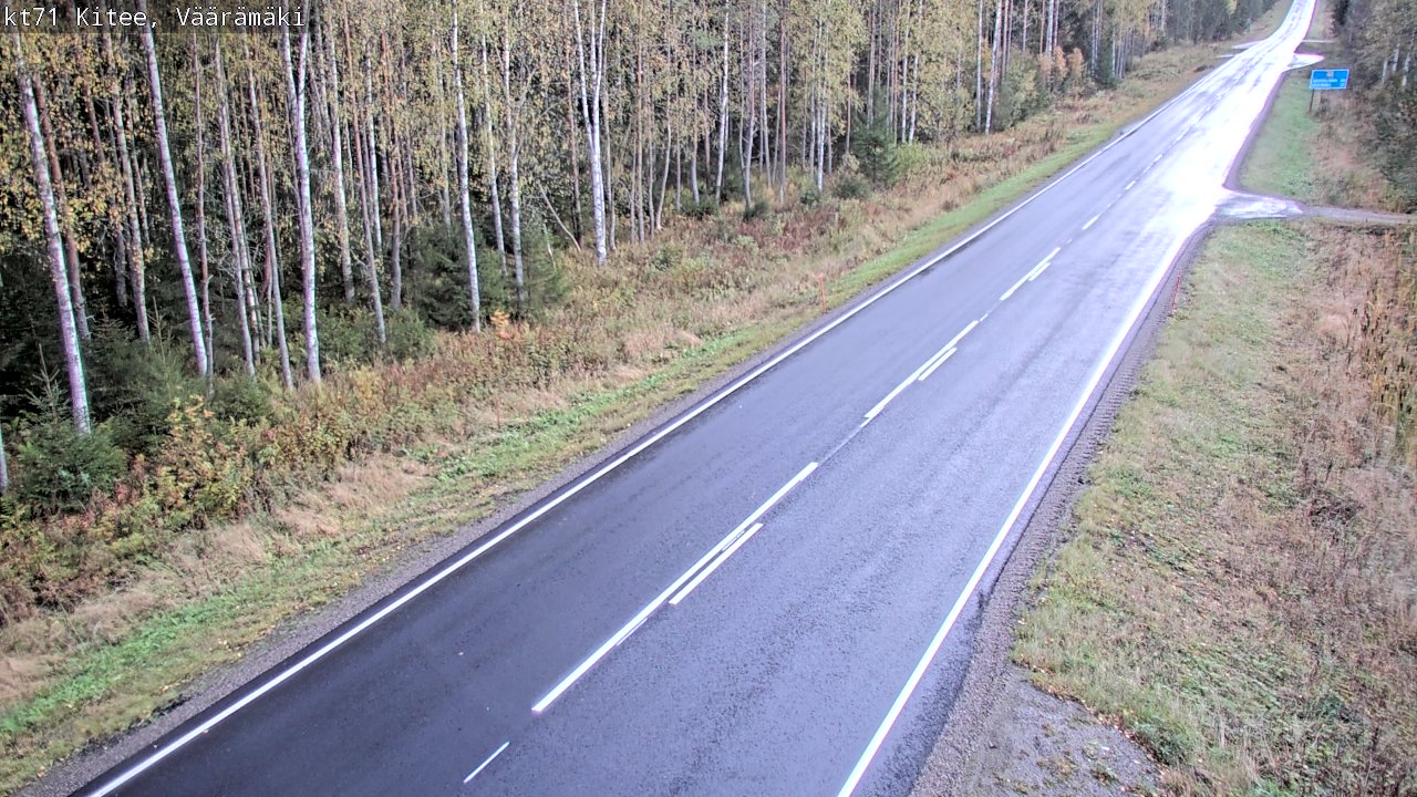 Kelikamerat Kuva Tie 71 Kitee, Väärämäki, Kitee, Pohjois-Karjala