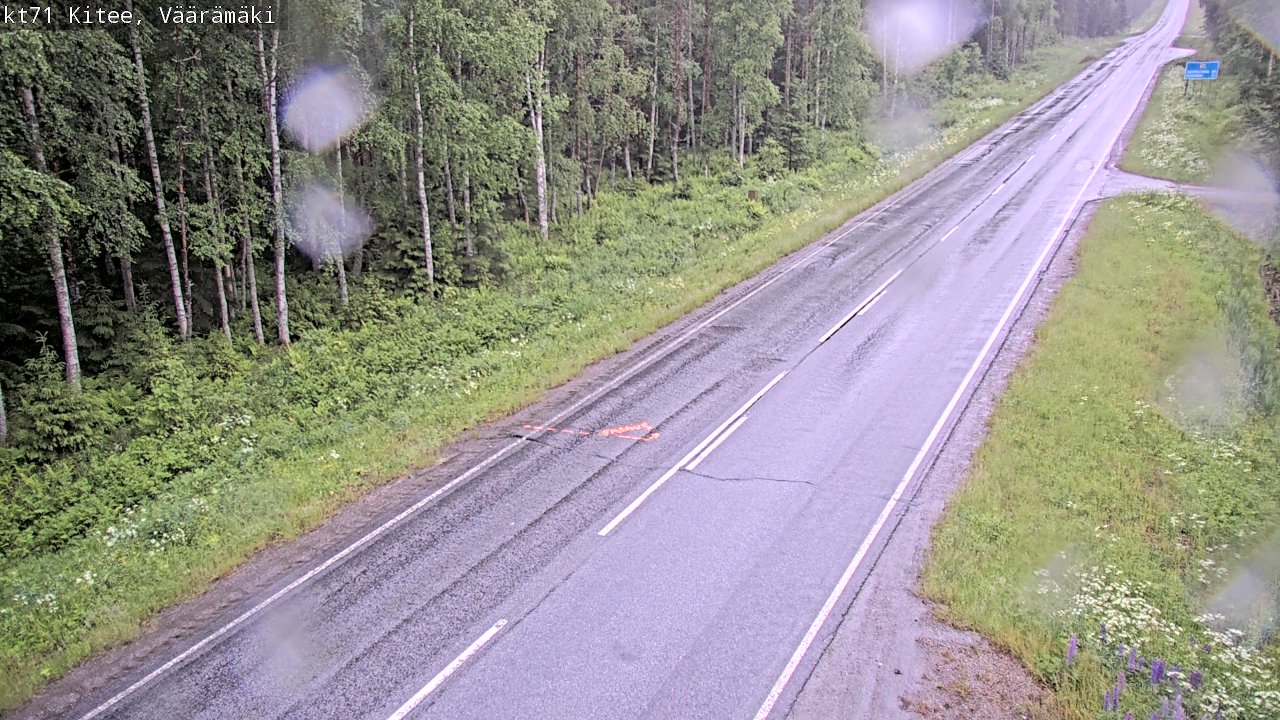 Kelikamerat Kuva Tie 71 Kitee, Väärämäki, Kitee, Pohjois-Karjala