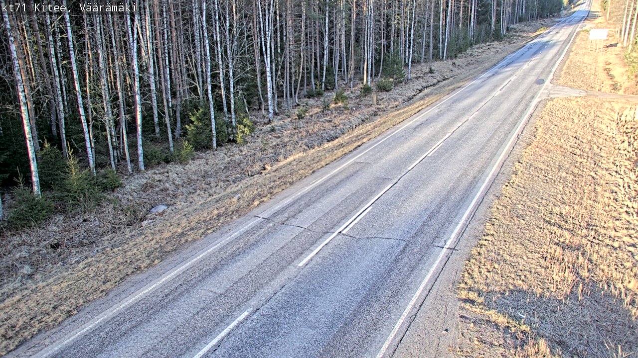 Kelikamerat Kuva Tie 71 Kitee, Väärämäki, Kitee, Pohjois-Karjala