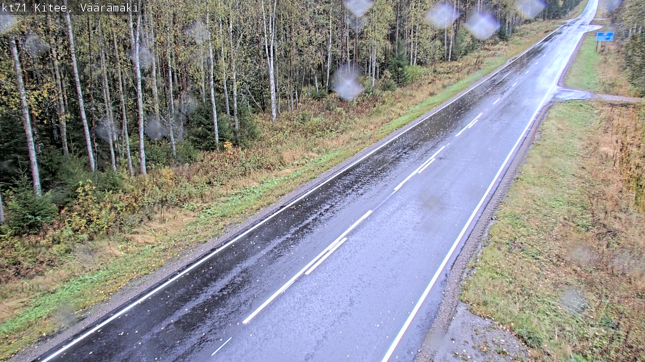 Weather Camera Image Road 71 Väärämäki, Kitee, Pohjois-Karjala