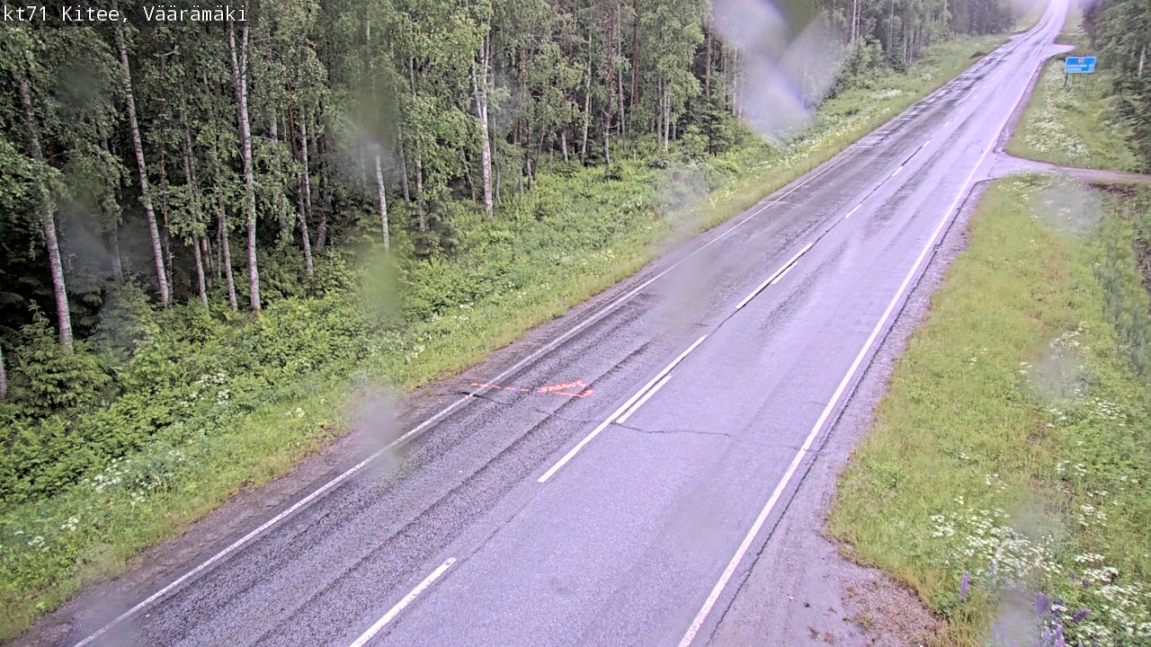 Kelikamerat Kuva Tie 71 Kitee, Väärämäki, Kitee, Pohjois-Karjala
