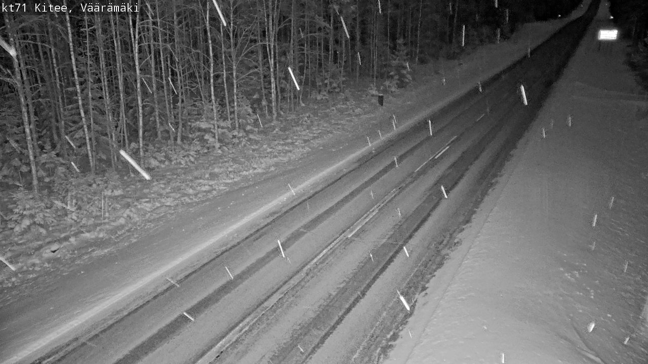 Kelikamerat Kuva Tie 71 Kitee, Väärämäki, Kitee, Pohjois-Karjala