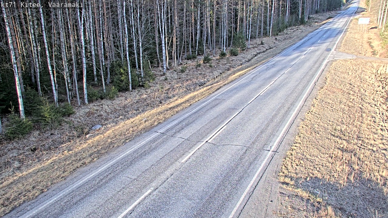 Kelikamerat Kuva Tie 71 Kitee, Väärämäki, Kitee, Pohjois-Karjala