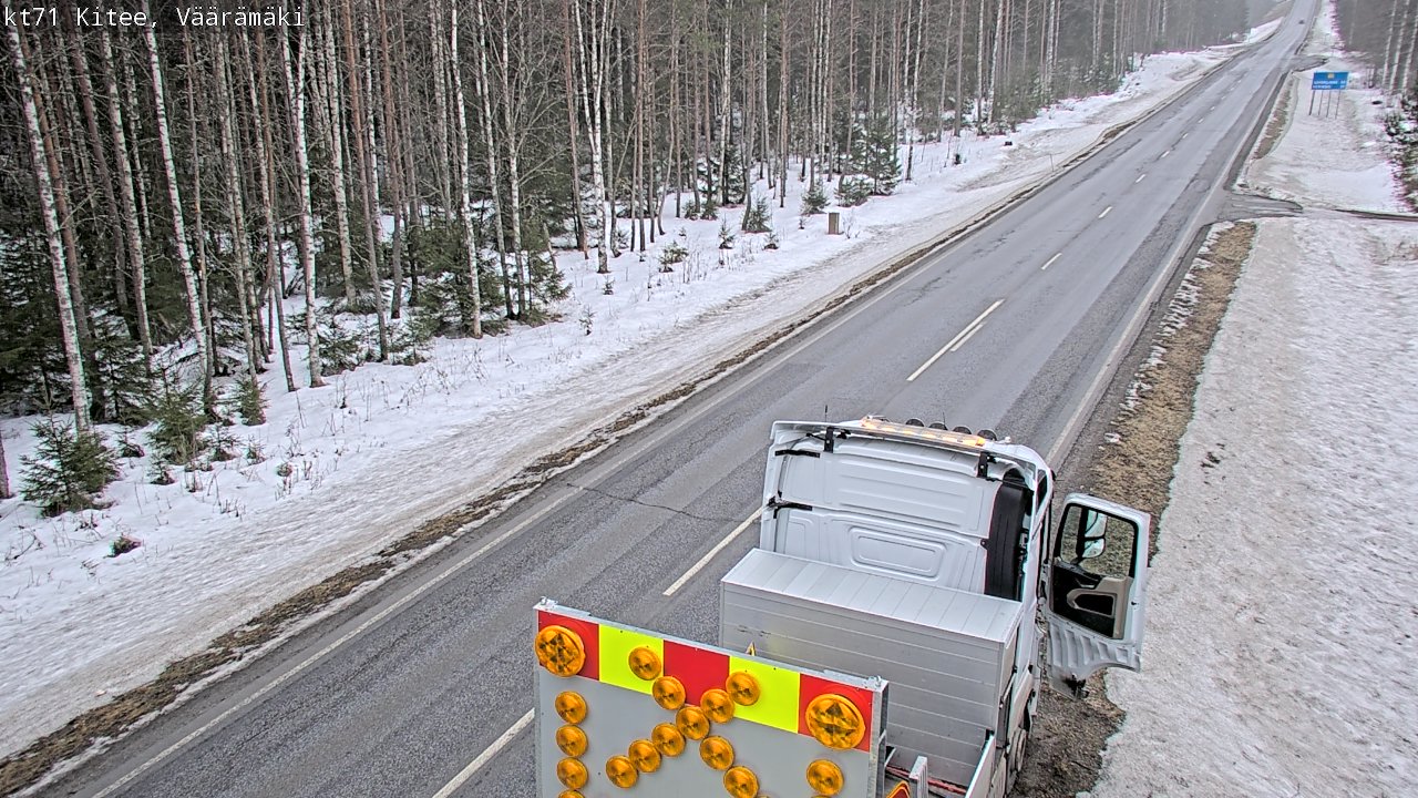 Weather Camera Image Road 71 Väärämäki, Kitee, Pohjois-Karjala