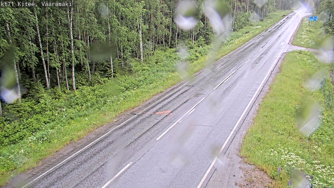 Kelikamerat Kuva Tie 71 Kitee, Väärämäki, Kitee, Pohjois-Karjala