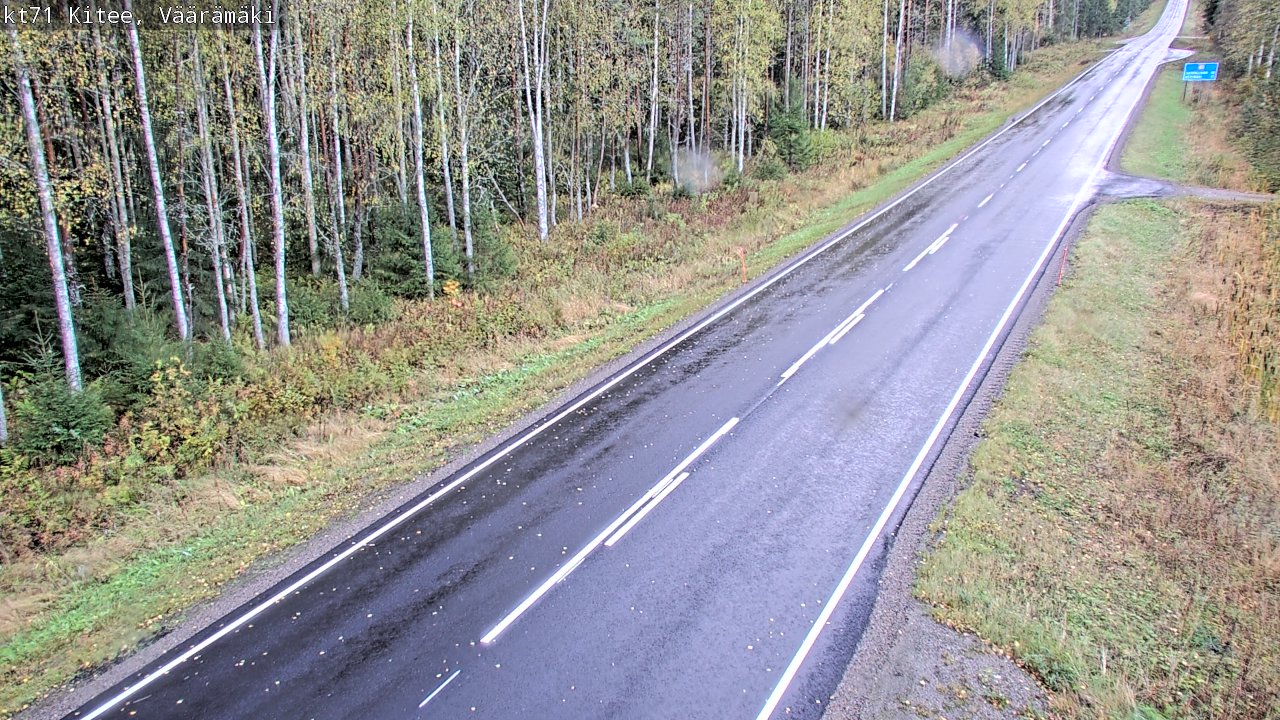 Weather Camera Image Road 71 Väärämäki, Kitee, Pohjois-Karjala