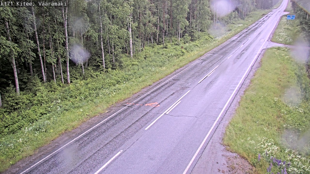Kelikamerat Kuva Tie 71 Kitee, Väärämäki, Kitee, Pohjois-Karjala