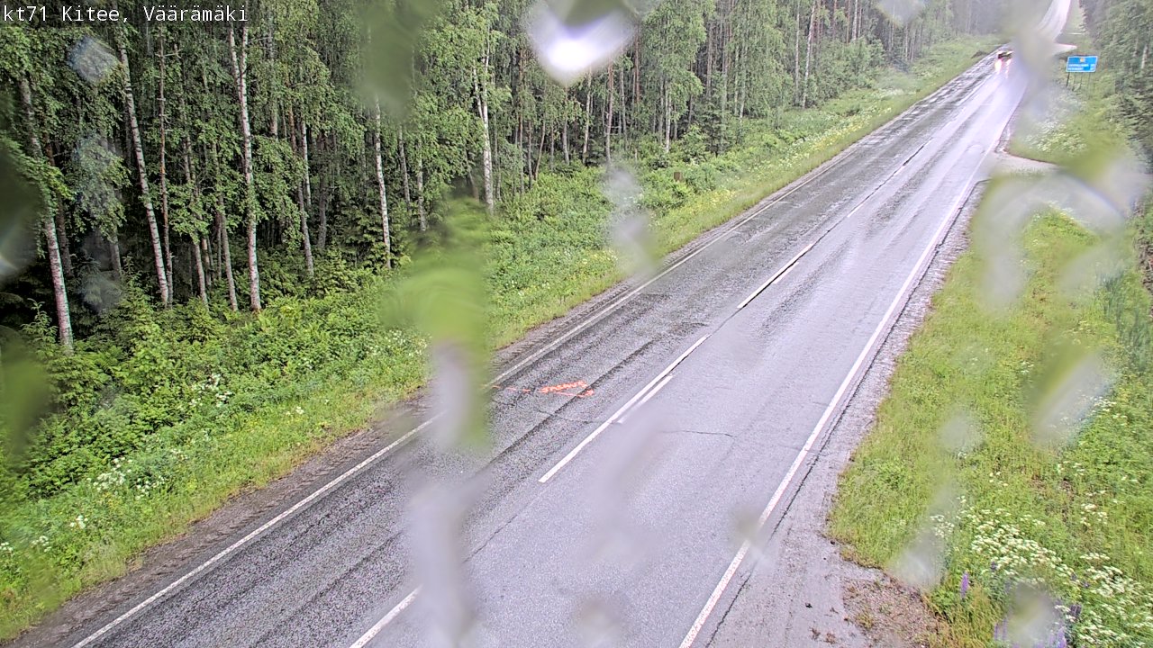 Kelikamerat Kuva Tie 71 Kitee, Väärämäki, Kitee, Pohjois-Karjala