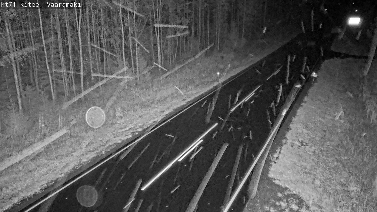 Kelikamerat Kuva Tie 71 Kitee, Väärämäki, Kitee, Pohjois-Karjala