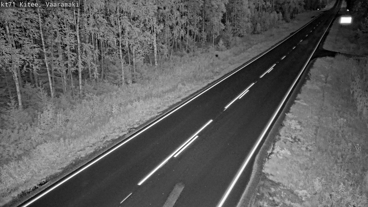 Kelikamerat Kuva Tie 71 Kitee, Väärämäki, Kitee, Pohjois-Karjala