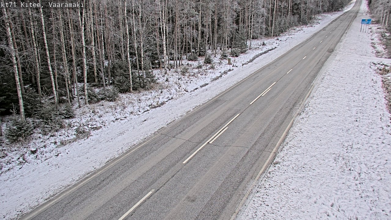Kelikamerat Kuva Tie 71 Kitee, Väärämäki, Kitee, Pohjois-Karjala