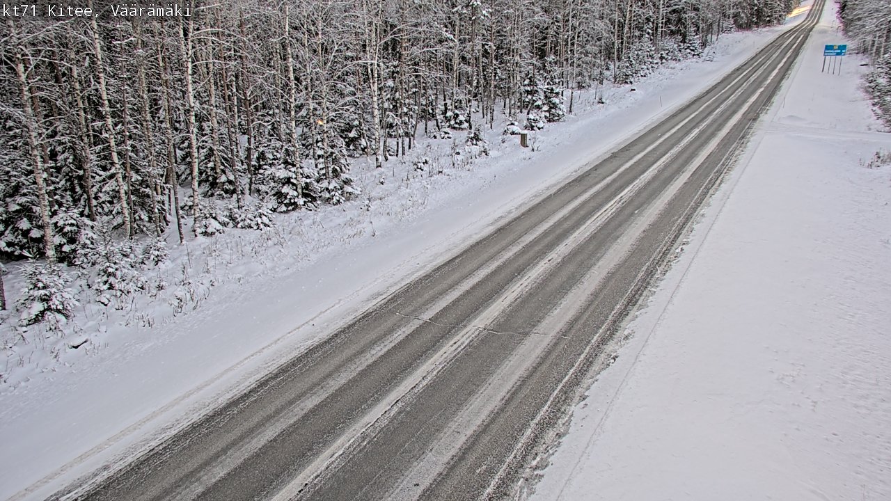 Kelikamerat Kuva Tie 71 Kitee, Väärämäki, Kitee, Pohjois-Karjala