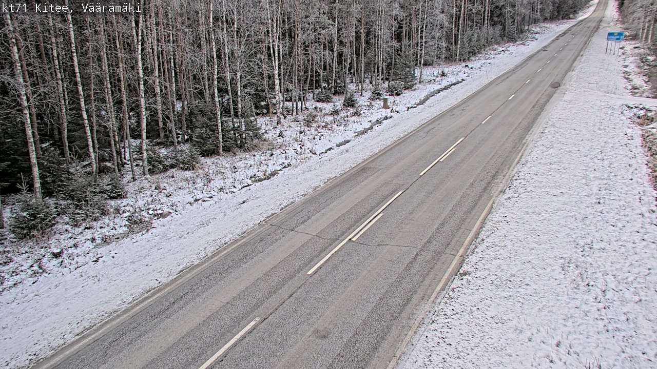Kelikamerat Kuva Tie 71 Kitee, Väärämäki, Kitee, Pohjois-Karjala