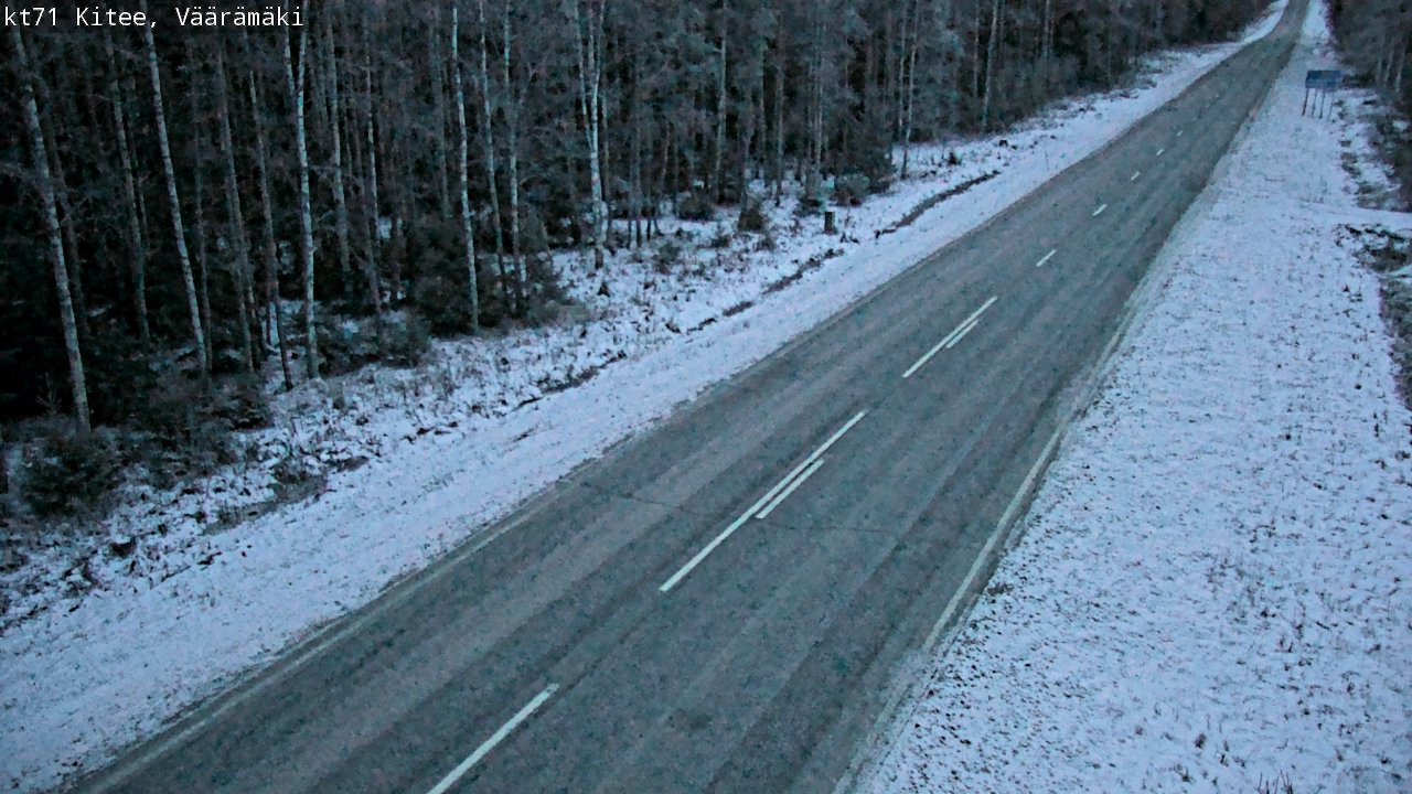 Kelikamerat Kuva Tie 71 Kitee, Väärämäki, Kitee, Pohjois-Karjala