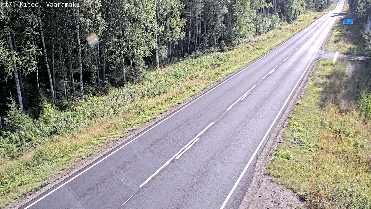 Kelikamerat Kuva Tie 71 Kitee, Väärämäki, Kitee, Pohjois-Karjala