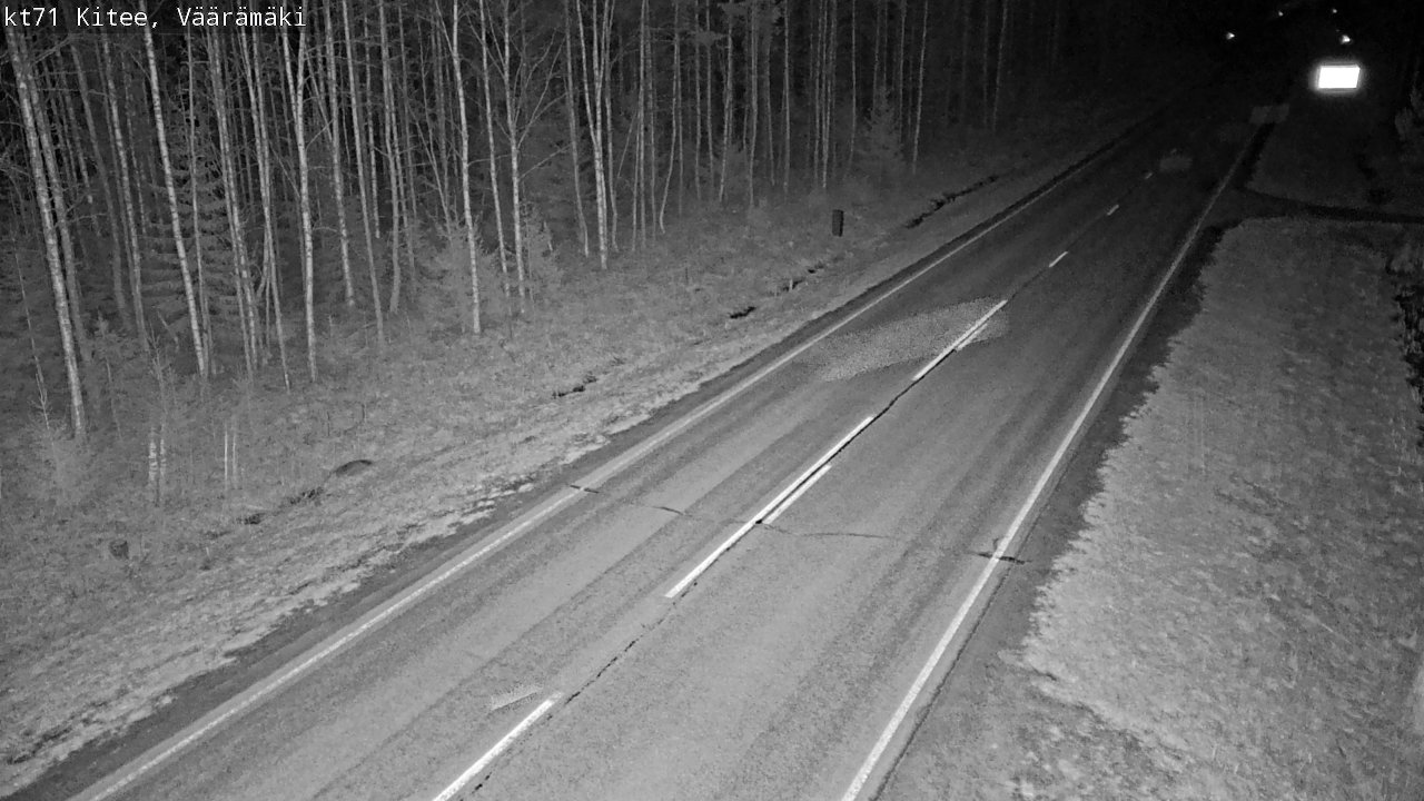Kelikamerat Kuva Tie 71 Kitee, Väärämäki, Kitee, Pohjois-Karjala