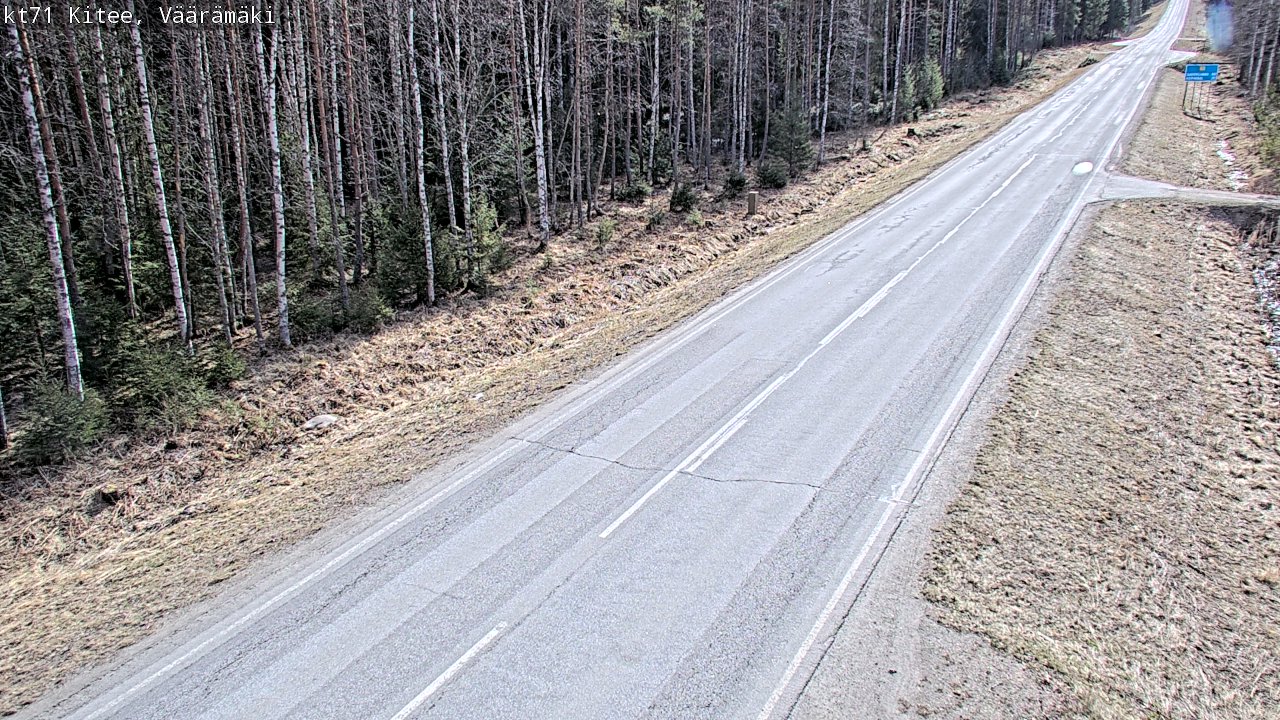 Kelikamerat Kuva Tie 71 Kitee, Väärämäki, Kitee, Pohjois-Karjala