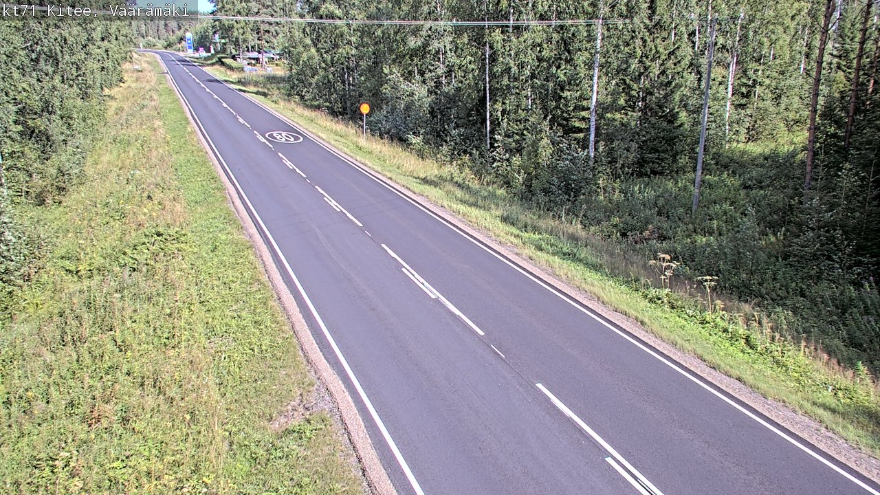 Kelikamerat Kuva Tie 71 Kitee, Väärämäki, Kitee, Pohjois-Karjala
