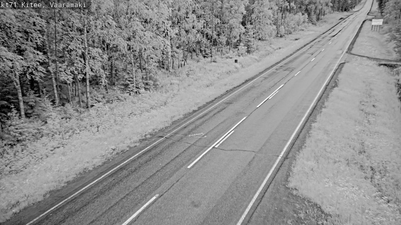 Kelikamerat Kuva Tie 71 Kitee, Väärämäki, Kitee, Pohjois-Karjala