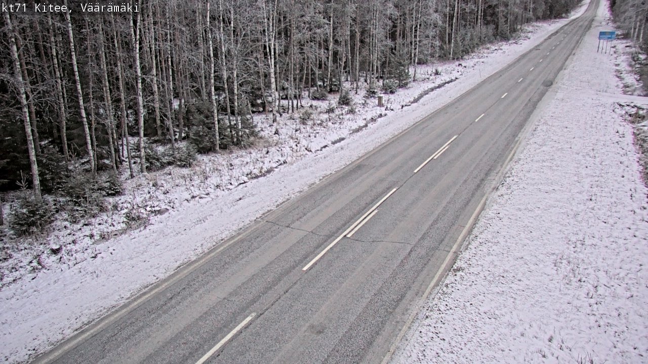 Kelikamerat Kuva Tie 71 Kitee, Väärämäki, Kitee, Pohjois-Karjala
