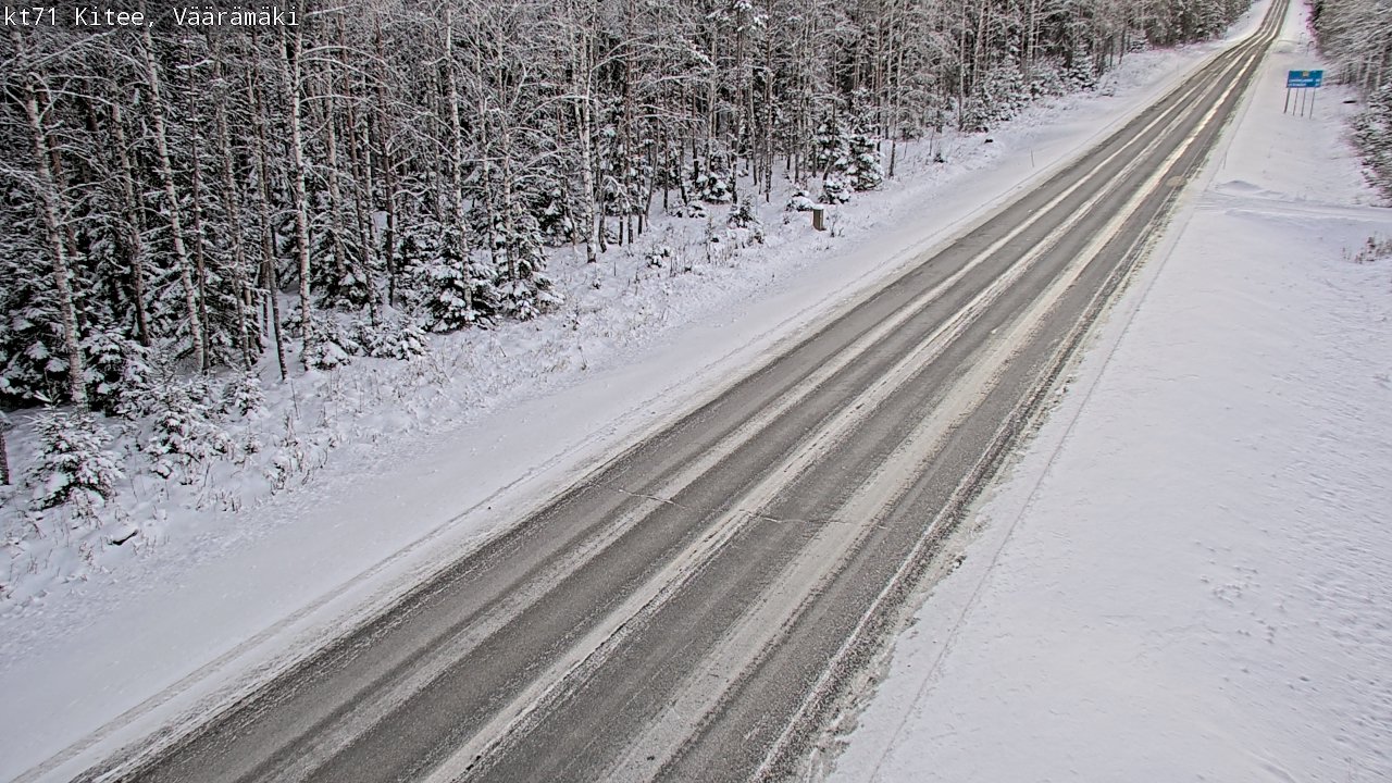 Kelikamerat Kuva Tie 71 Kitee, Väärämäki, Kitee, Pohjois-Karjala