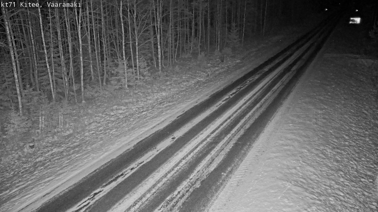 Weather Camera Image Väg 71 Väärämäki, Kitee, Pohjois-Karjala