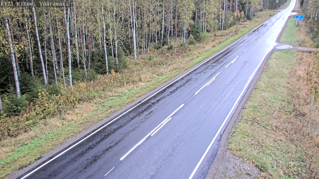 Kelikamerat Kuva Tie 71 Kitee, Väärämäki, Kitee, Pohjois-Karjala