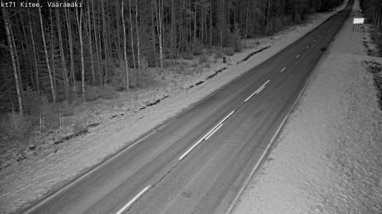 Kelikamerat Kuva Tie 71 Kitee, Väärämäki, Kitee, Pohjois-Karjala