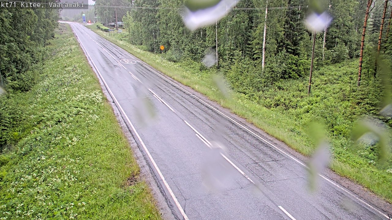 Kelikamerat Kuva Tie 71 Kitee, Väärämäki, Kitee, Pohjois-Karjala