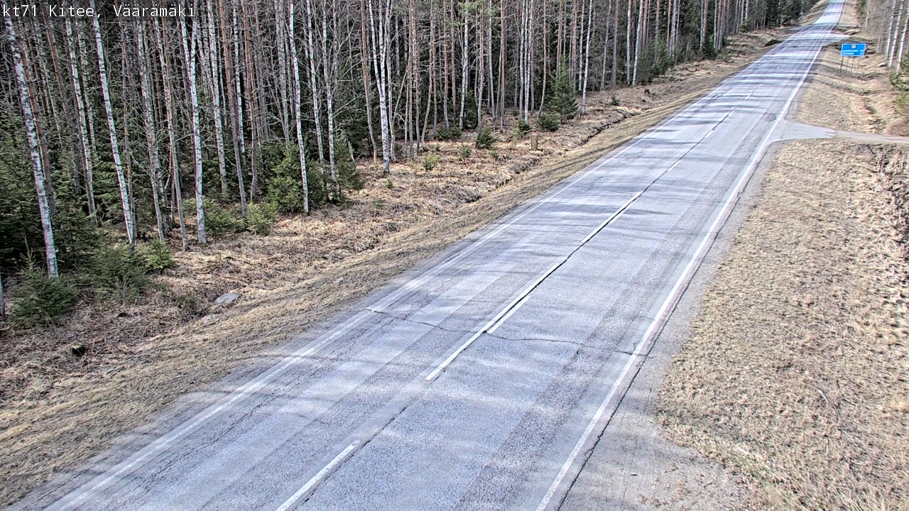 Kelikamerat Kuva Tie 71 Kitee, Väärämäki, Kitee, Pohjois-Karjala