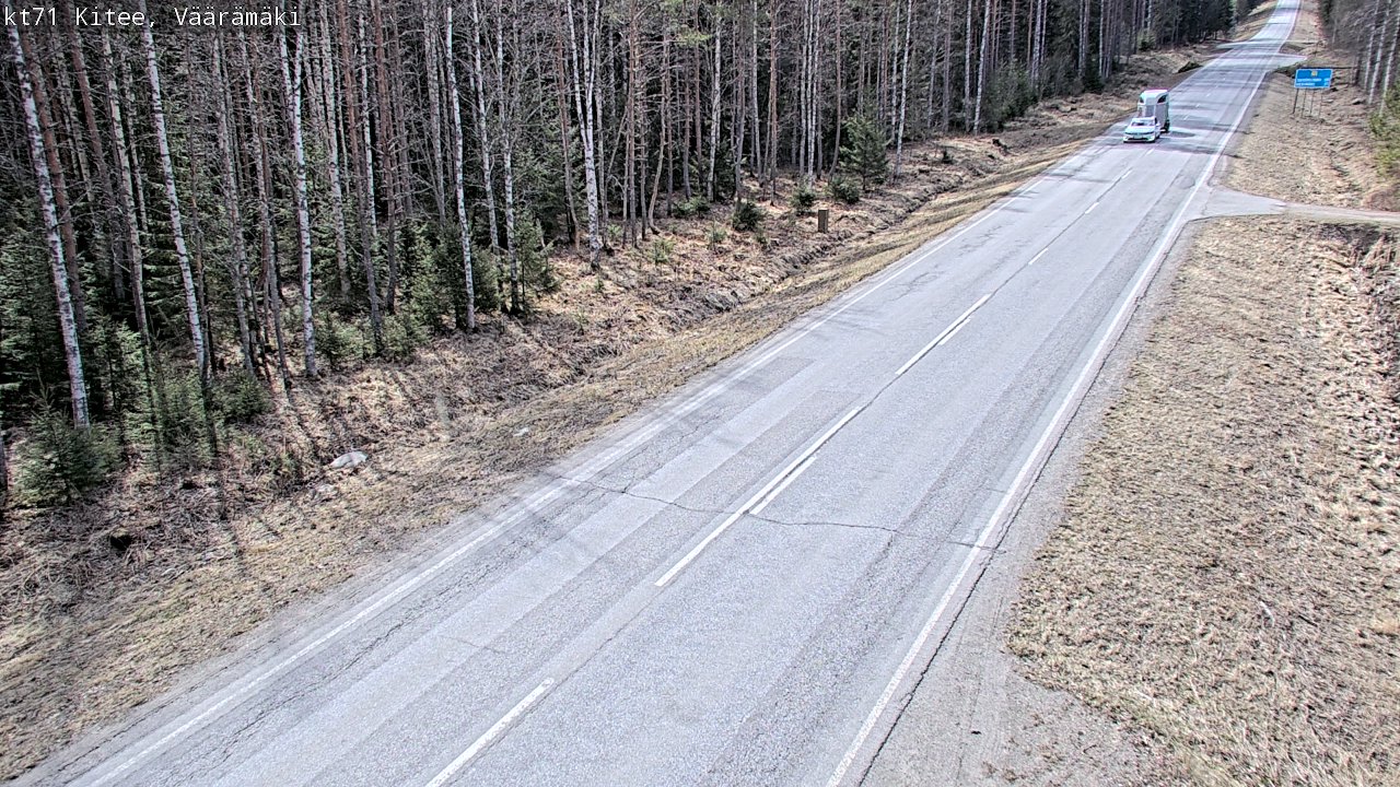 Kelikamerat Kuva Tie 71 Kitee, Väärämäki, Kitee, Pohjois-Karjala