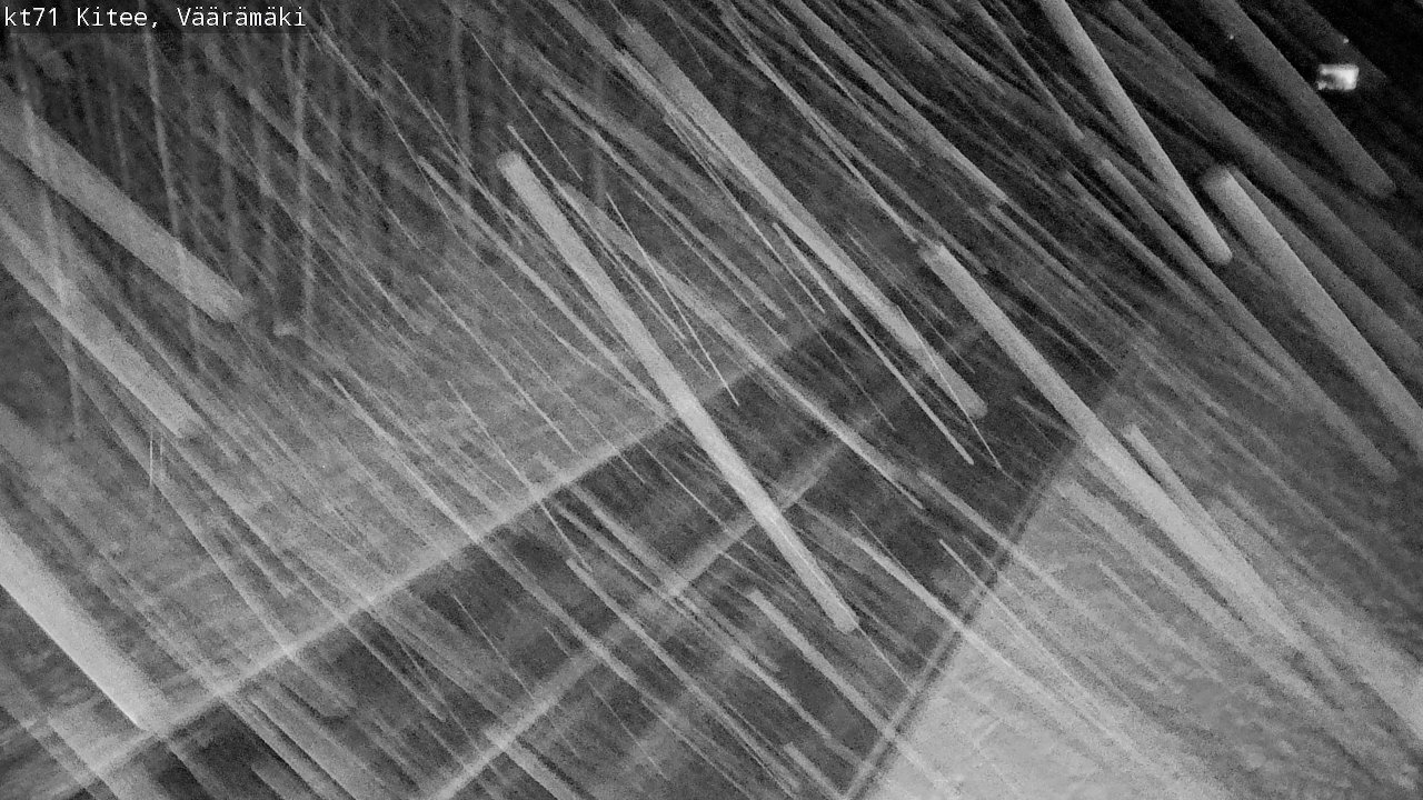 Weather Camera Image Road 71 Väärämäki, Kitee, Pohjois-Karjala