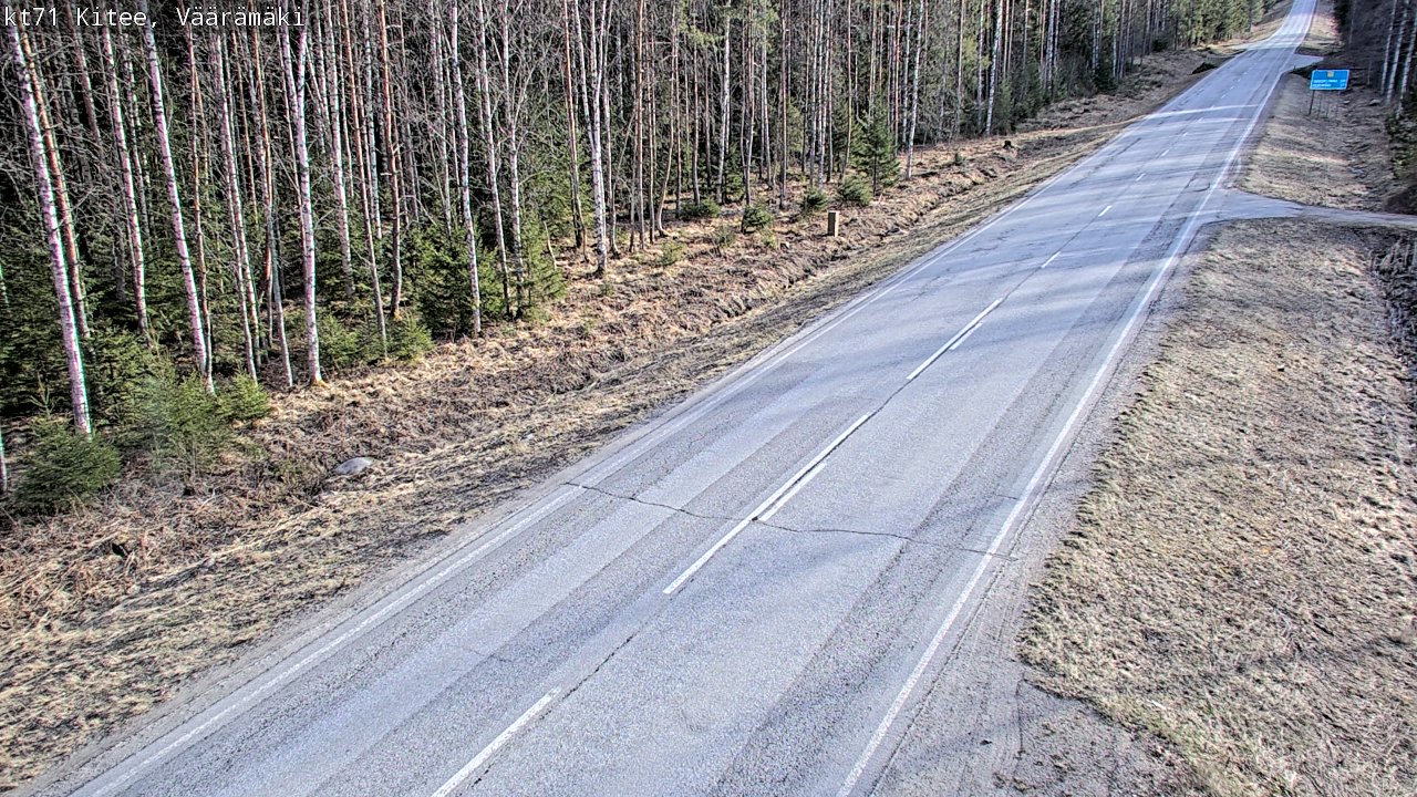 Kelikamerat Kuva Tie 71 Kitee, Väärämäki, Kitee, Pohjois-Karjala