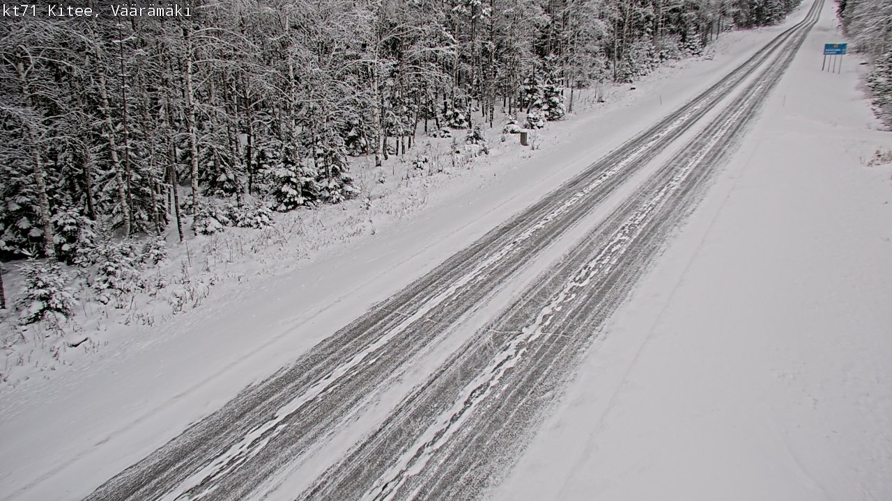 Kelikamerat Kuva Tie 71 Kitee, Väärämäki, Kitee, Pohjois-Karjala