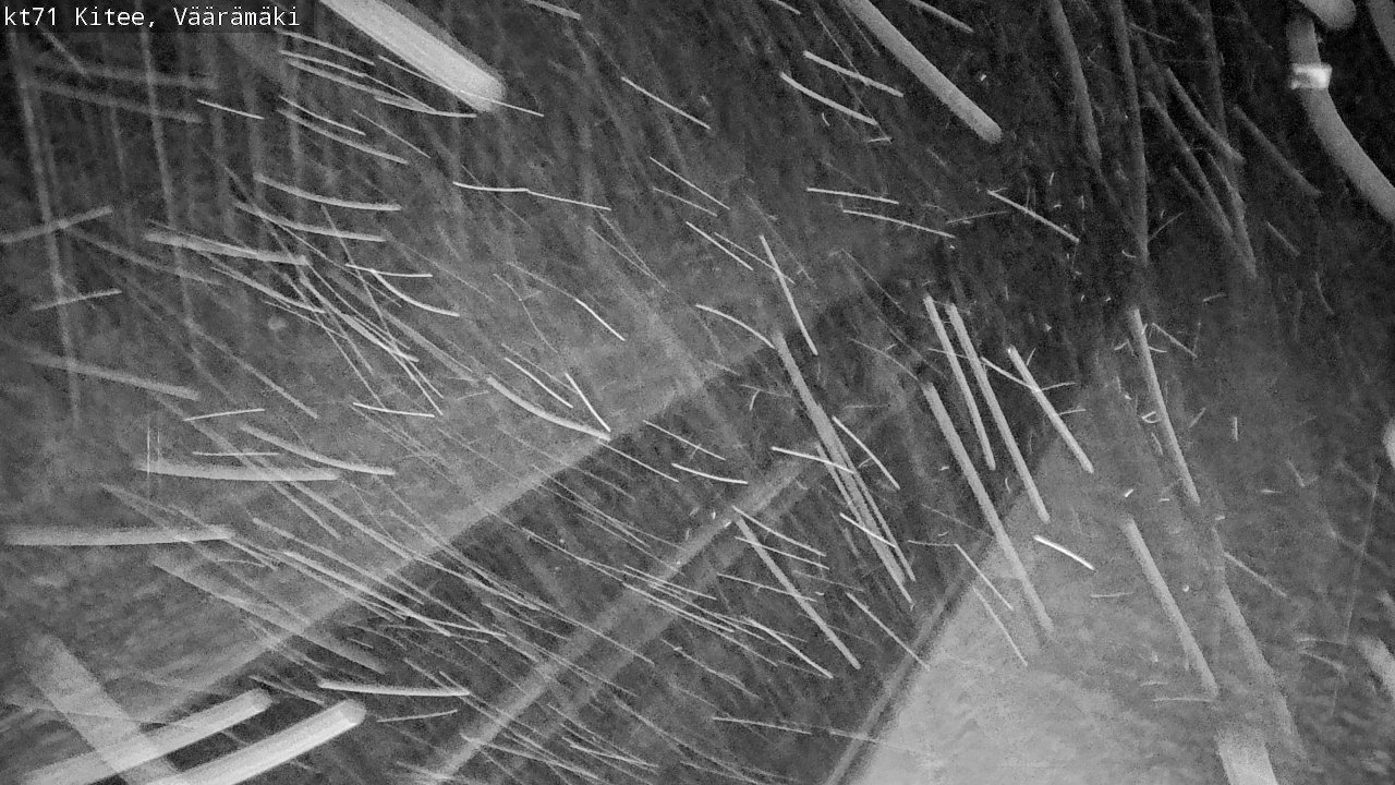 Weather Camera Image Väg 71 Väärämäki, Kitee, Pohjois-Karjala