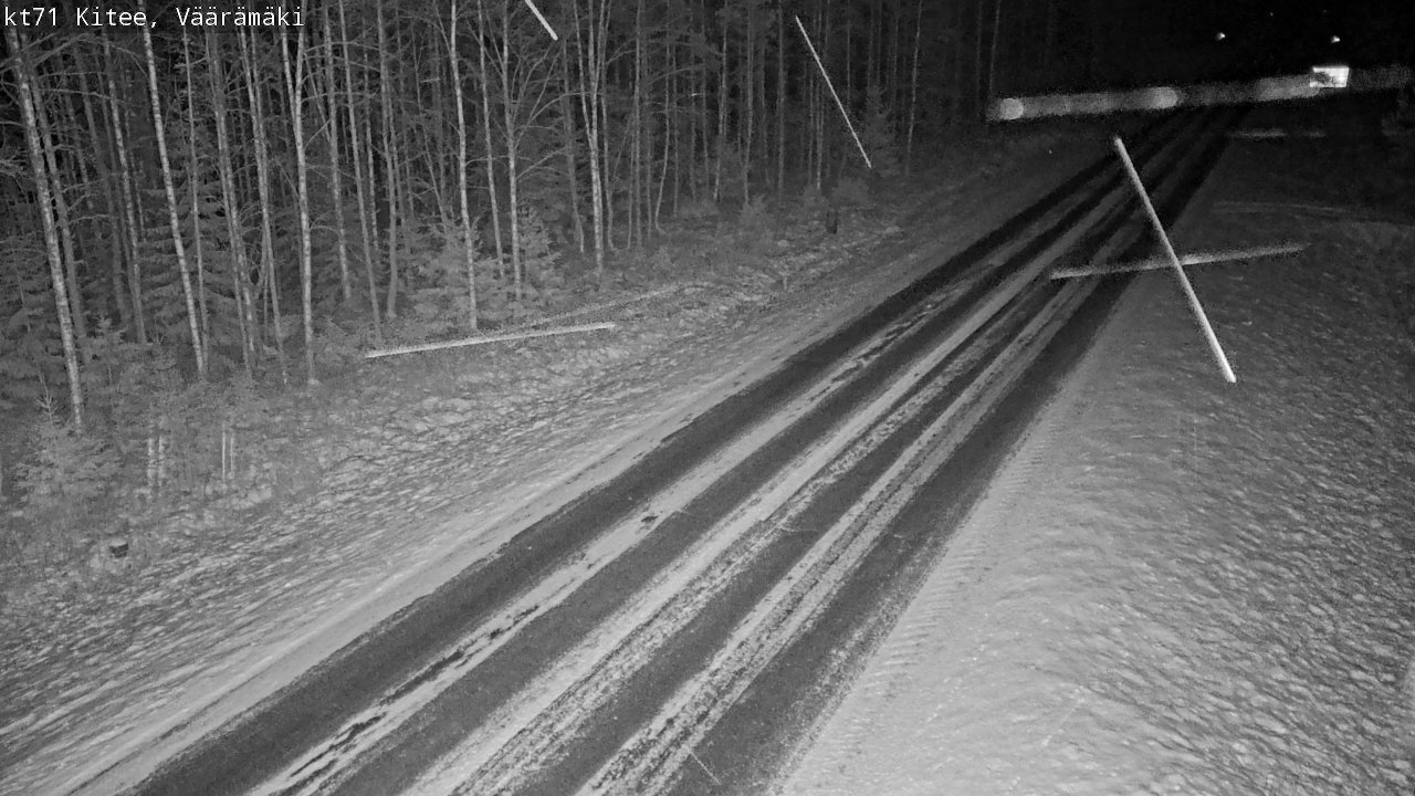 Weather Camera Image Väg 71 Väärämäki, Kitee, Pohjois-Karjala