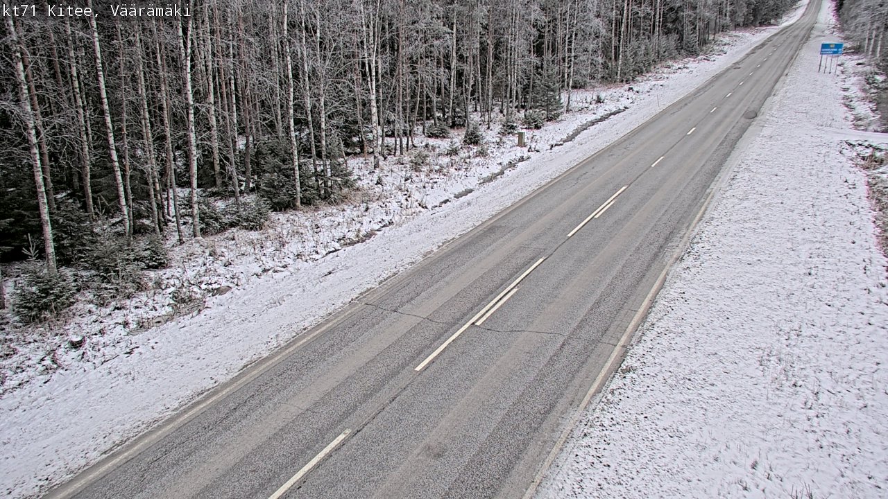 Kelikamerat Kuva Tie 71 Kitee, Väärämäki, Kitee, Pohjois-Karjala