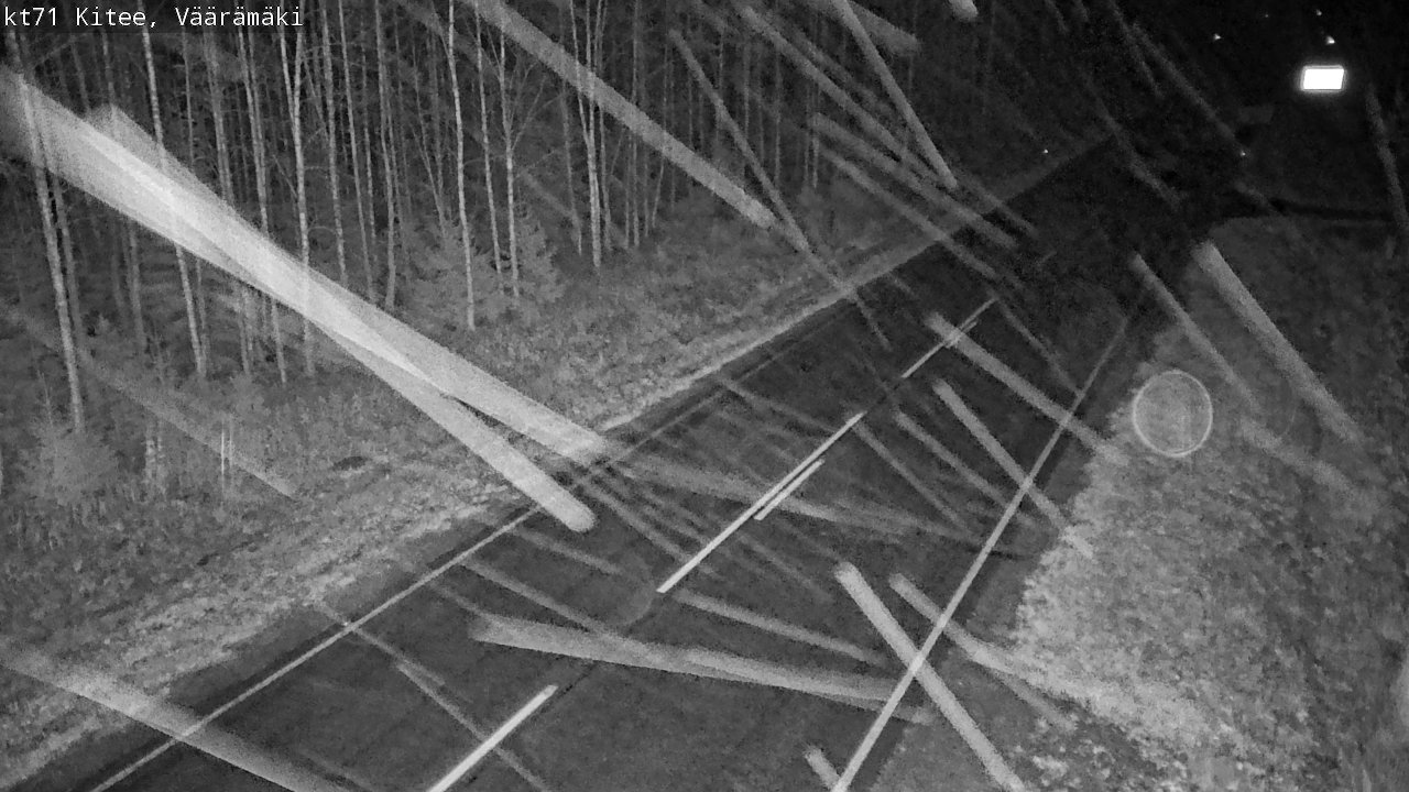 Kelikamerat Kuva Tie 71 Kitee, Väärämäki, Kitee, Pohjois-Karjala