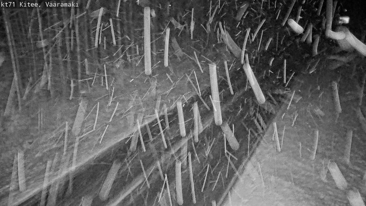 Weather Camera Image Väg 71 Väärämäki, Kitee, Pohjois-Karjala