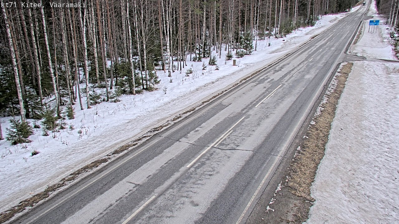 Kelikamerat Kuva Tie 71 Kitee, Väärämäki, Kitee, Pohjois-Karjala