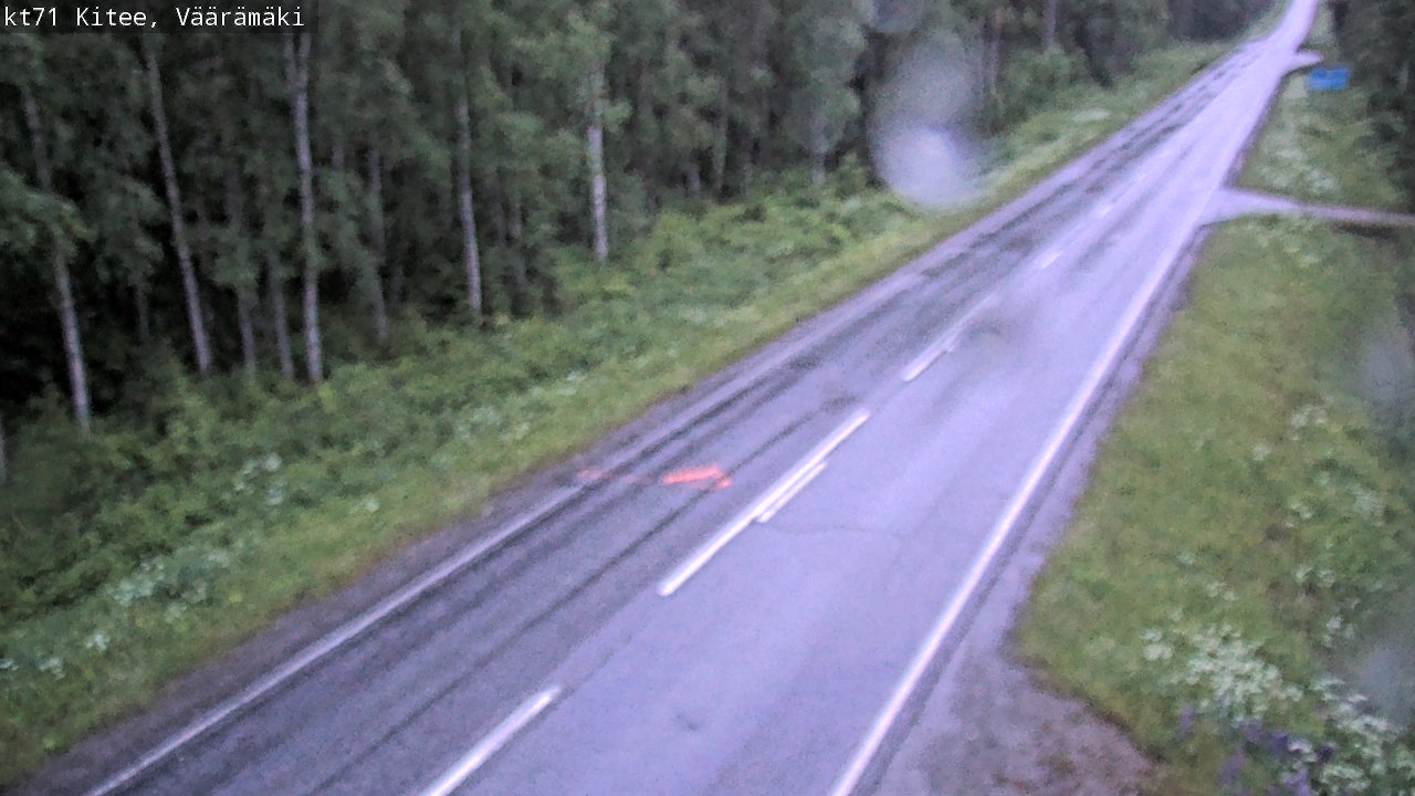 Kelikamerat Kuva Tie 71 Kitee, Väärämäki, Kitee, Pohjois-Karjala