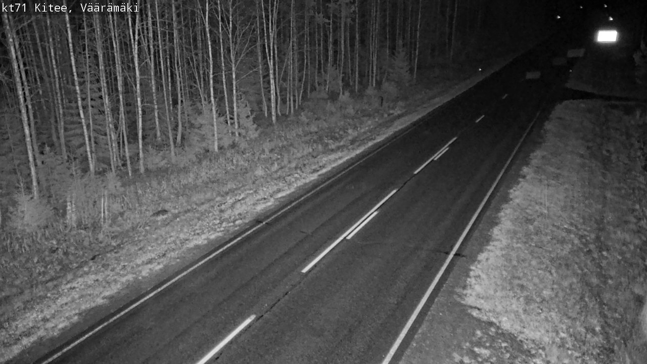 Kelikamerat Kuva Tie 71 Kitee, Väärämäki, Kitee, Pohjois-Karjala