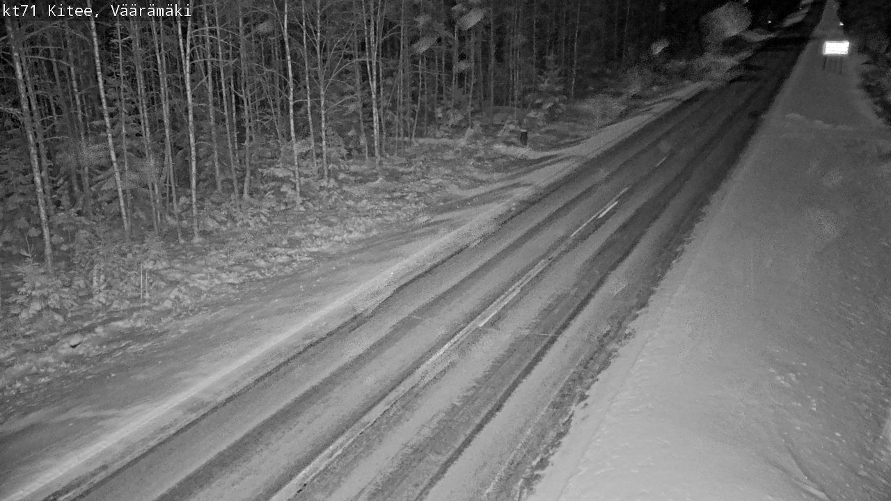 Kelikamerat Kuva Tie 71 Kitee, Väärämäki, Kitee, Pohjois-Karjala