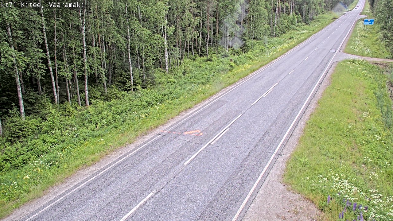 Kelikamerat Kuva Tie 71 Kitee, Väärämäki, Kitee, Pohjois-Karjala
