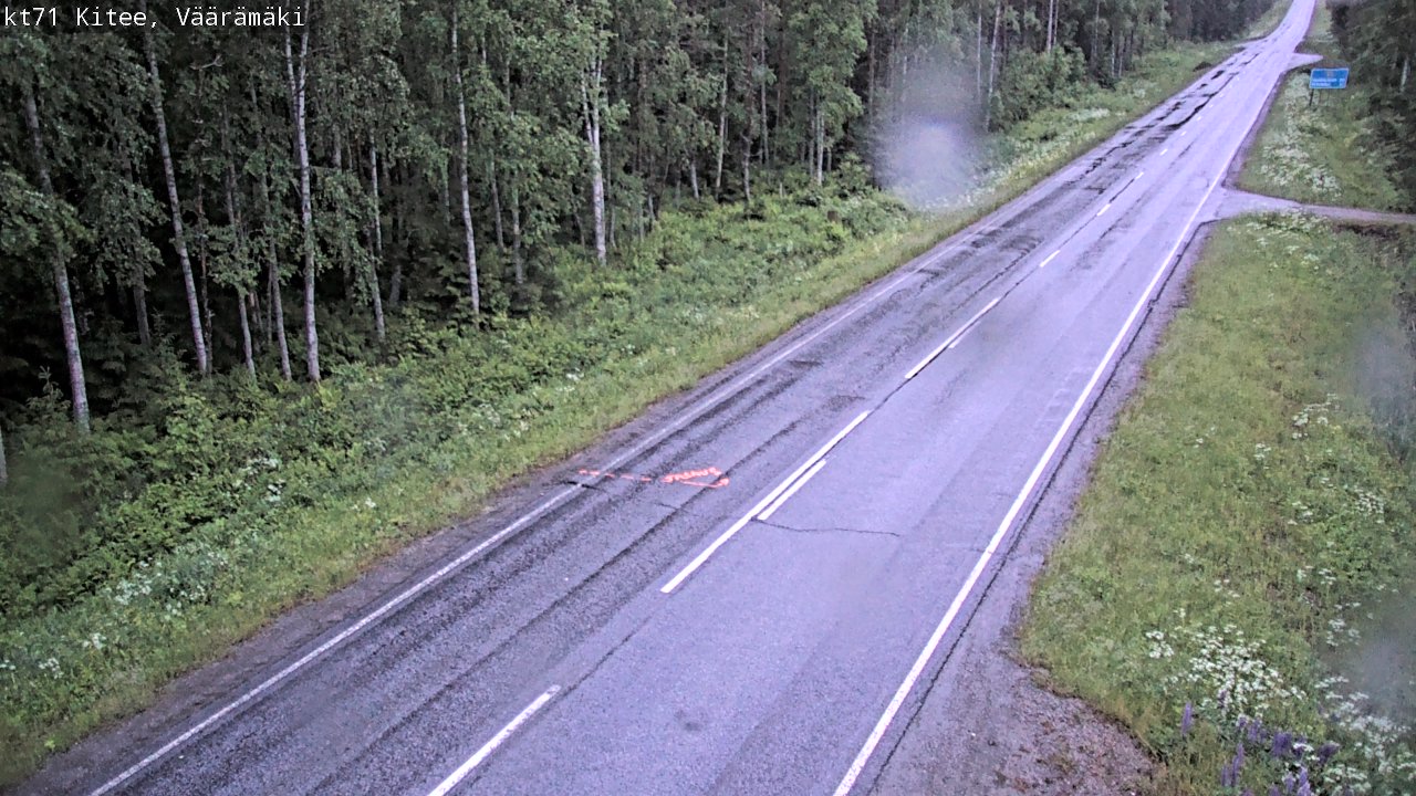 Kelikamerat Kuva Tie 71 Kitee, Väärämäki, Kitee, Pohjois-Karjala
