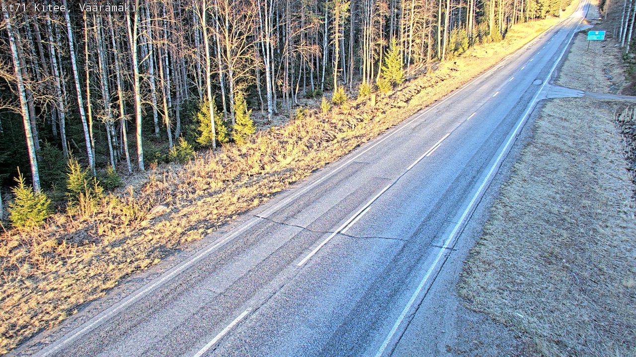 Kelikamerat Kuva Tie 71 Kitee, Väärämäki, Kitee, Pohjois-Karjala