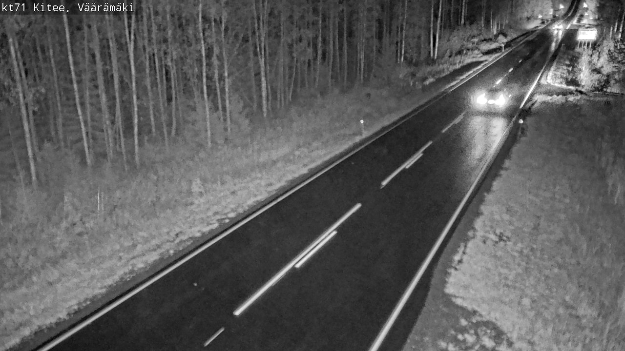 Kelikamerat Kuva Tie 71 Kitee, Väärämäki, Kitee, Pohjois-Karjala