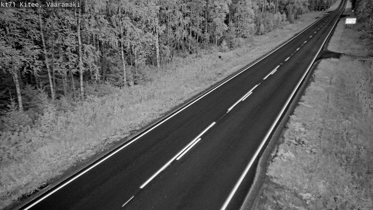 Kelikamerat Kuva Tie 71 Kitee, Väärämäki, Kitee, Pohjois-Karjala