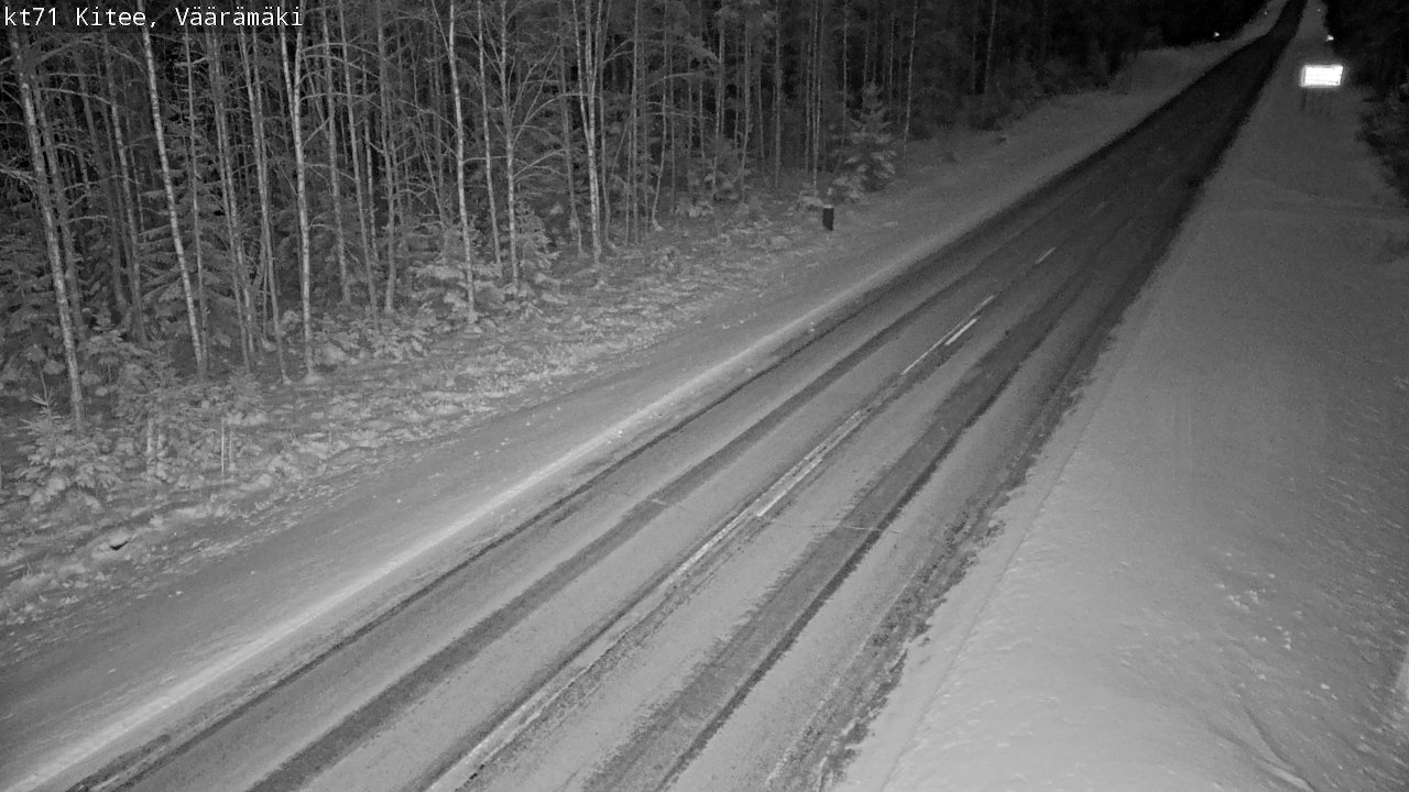 Kelikamerat Kuva Tie 71 Kitee, Väärämäki, Kitee, Pohjois-Karjala