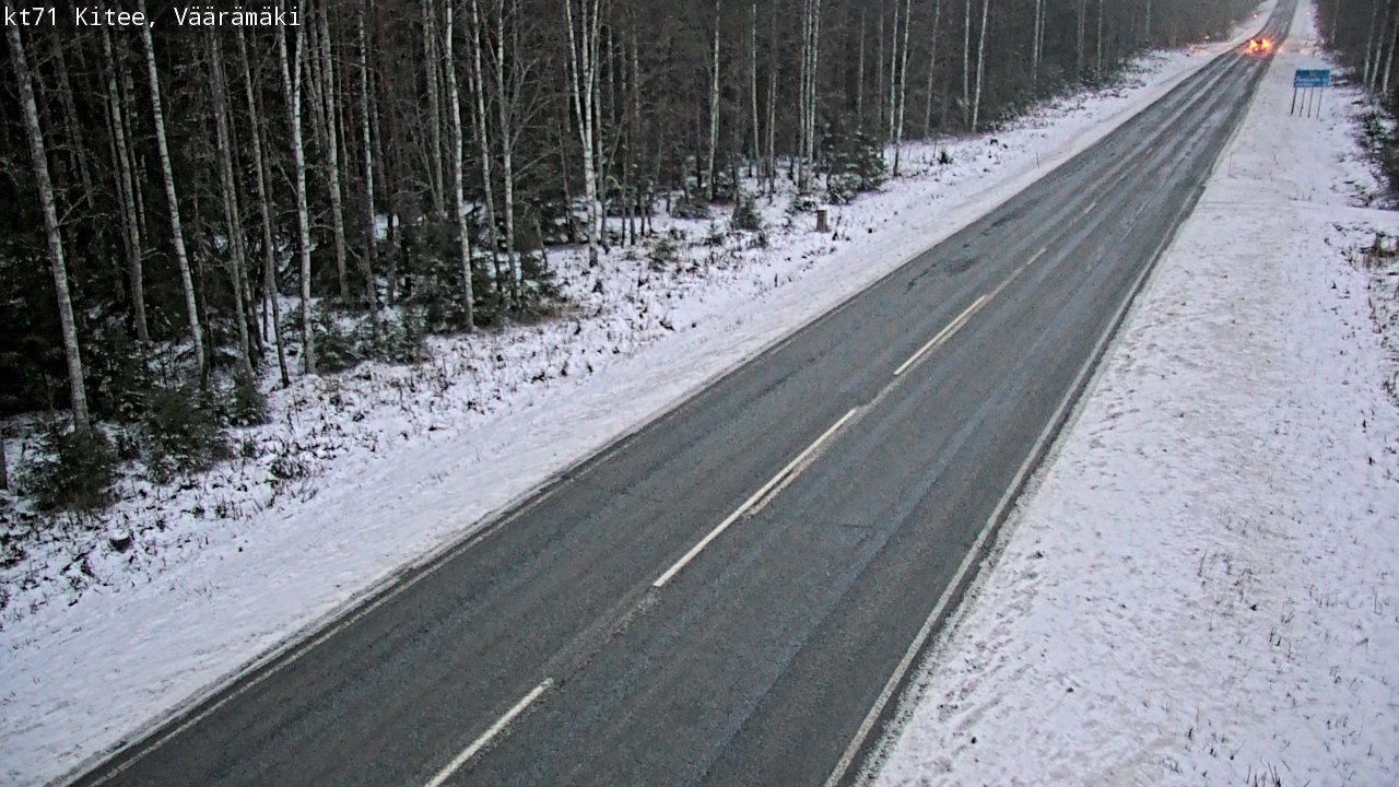 Weather Camera Image Väg 71 Väärämäki, Kitee, Pohjois-Karjala